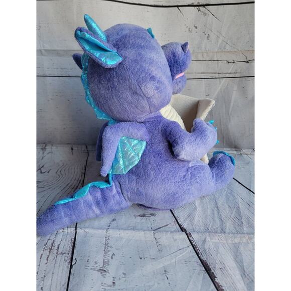 Cuddle Barn - Duncan the Storytelling Dragon Kids Talking Stuffed Animal Works - Picture 7 of 9